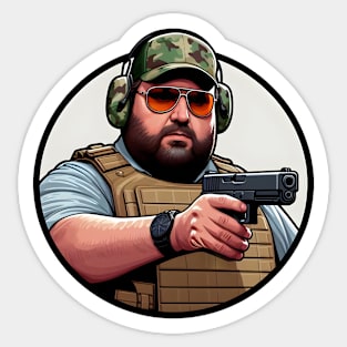 Tactical Fatman Sticker